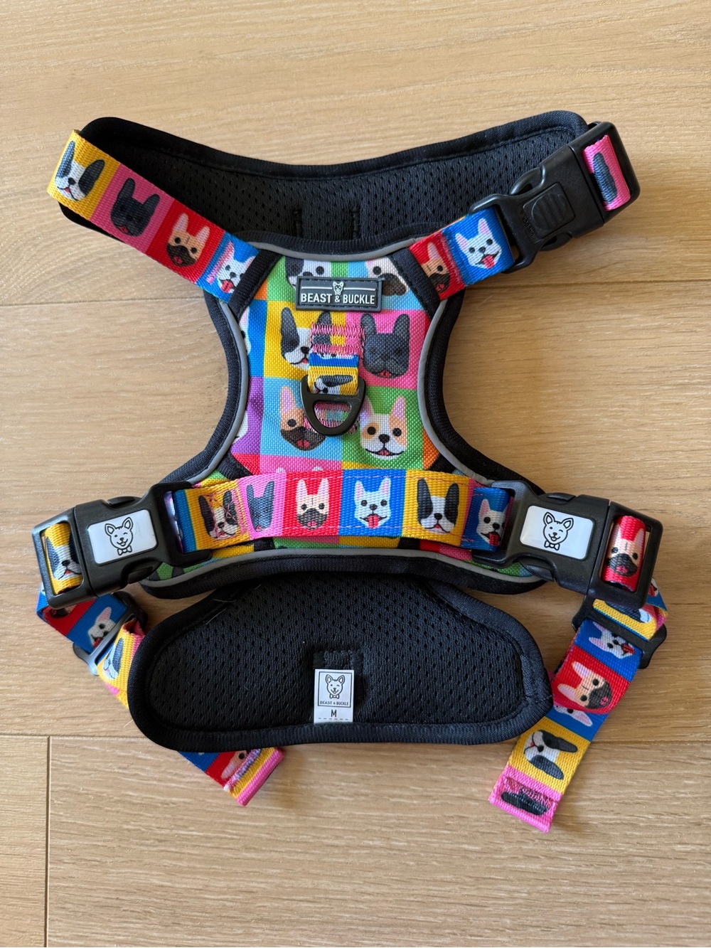 Beast and Buckle French Bulldog No Pull Dog Harness size Medium